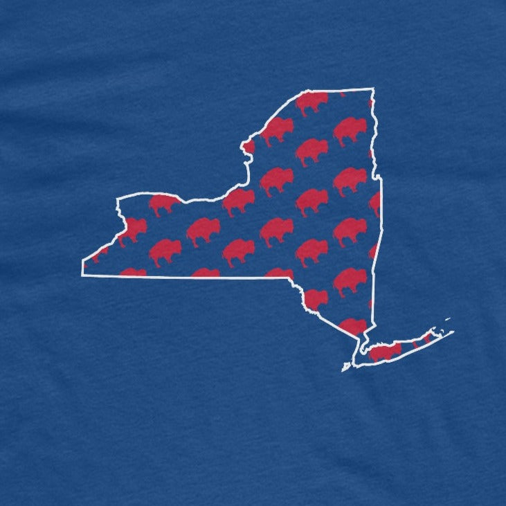 Buffalo Mafia New York State Unisex Cotton Crew Tee