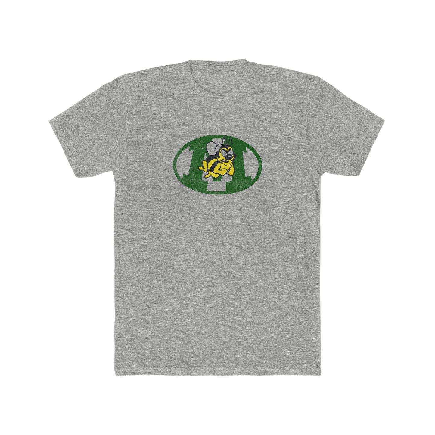 Medina High School Bees Ohio Vintage Distressed Unisex Cotton Crew Tee