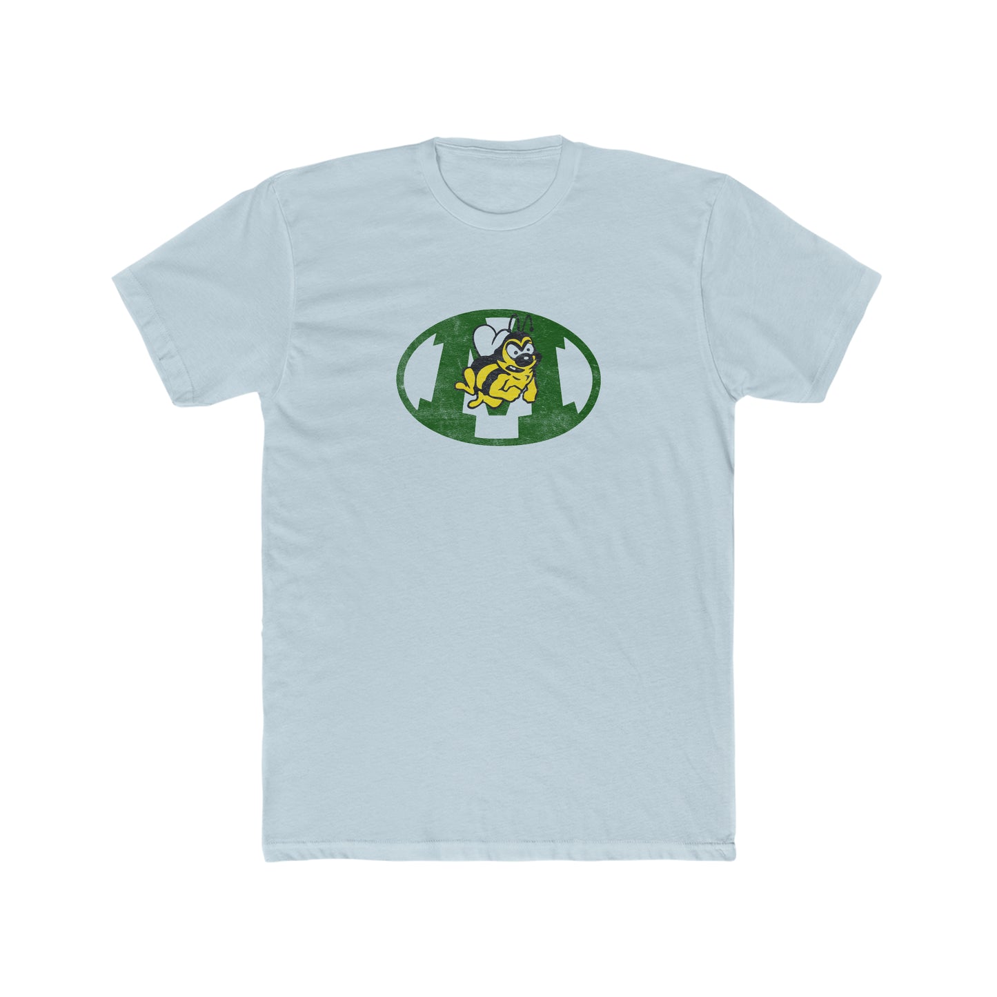 Medina High School Bees Ohio Vintage Distressed Unisex Cotton Crew Tee