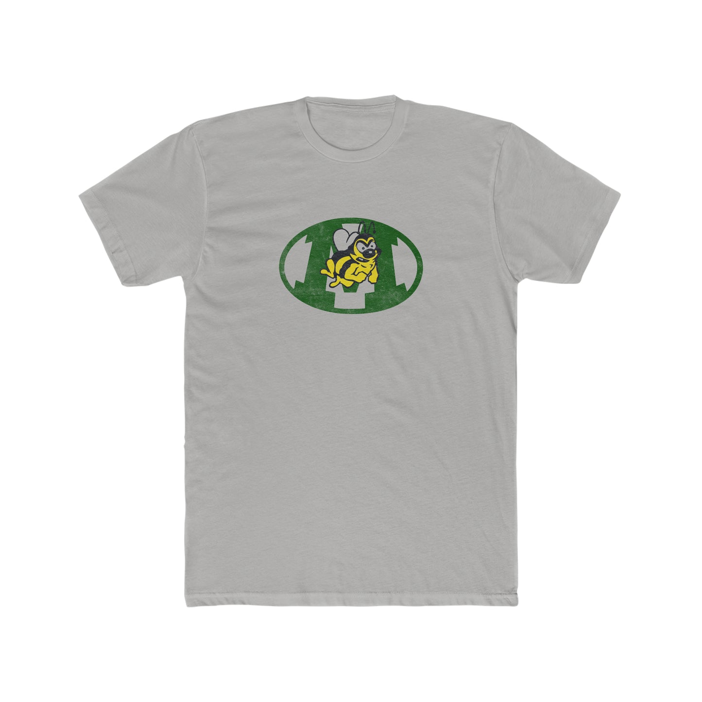 Medina High School Bees Ohio Vintage Distressed Unisex Cotton Crew Tee