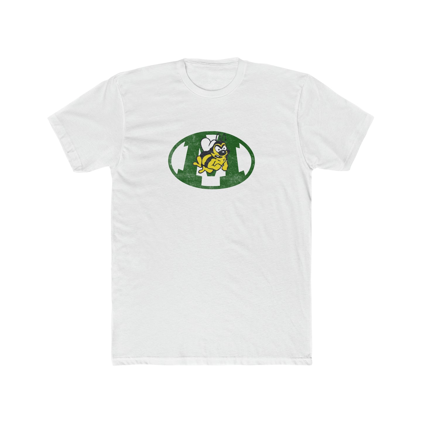 Medina High School Bees Ohio Vintage Distressed Unisex Cotton Crew Tee
