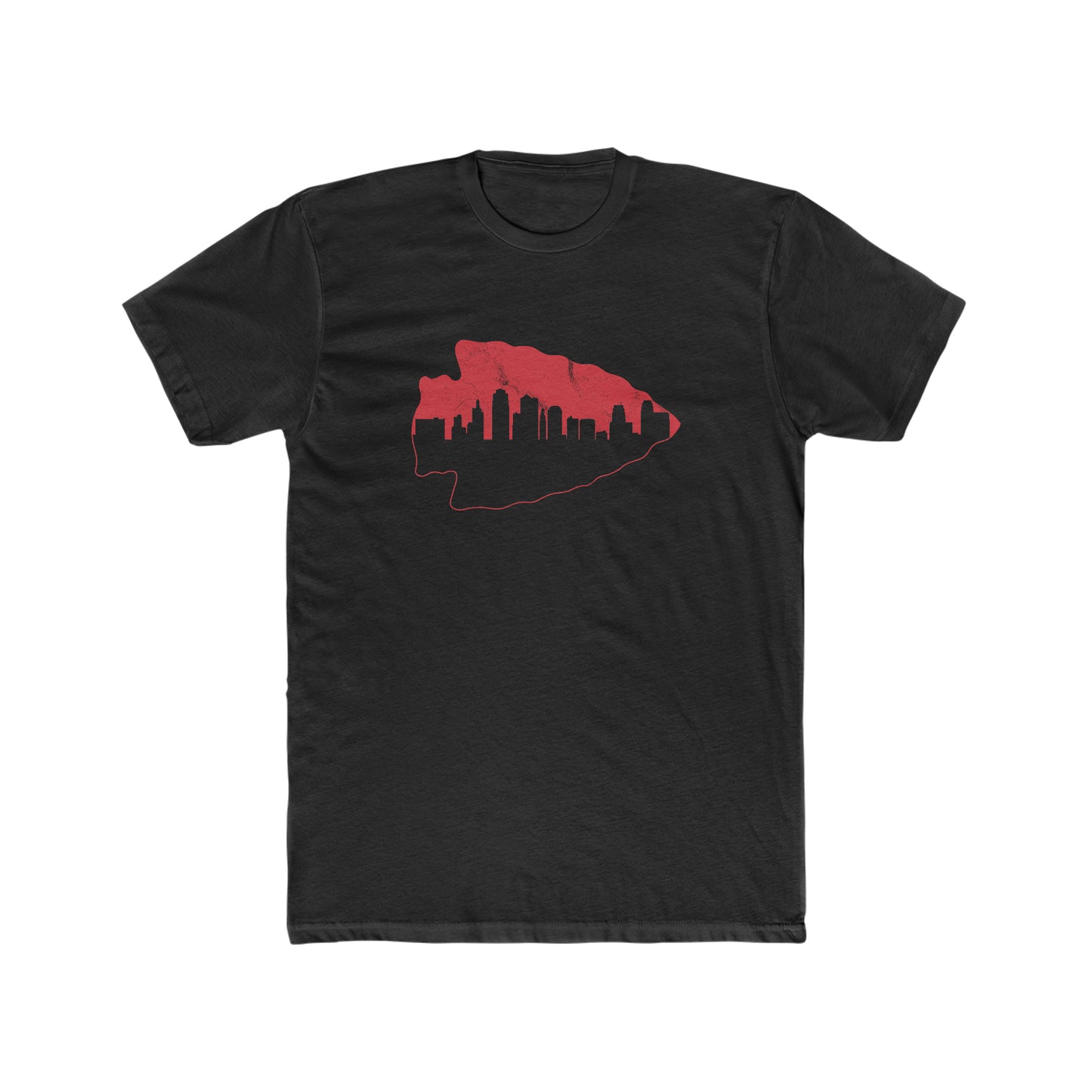 Kansas City Chiefs Fan Shirt Arrowhead Skyline Unisex Men's Women's T-Shirt