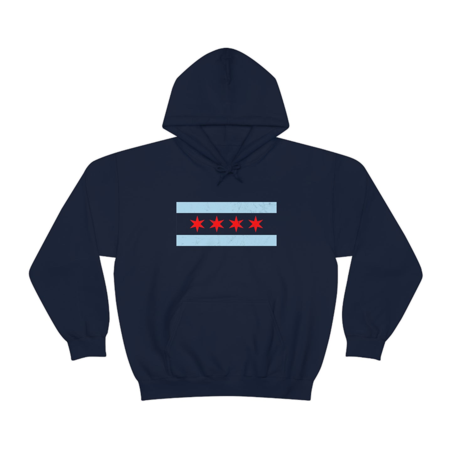 Chicago Flag Hoodie Unisex Heavy Blend™ Hooded Sweatshirt