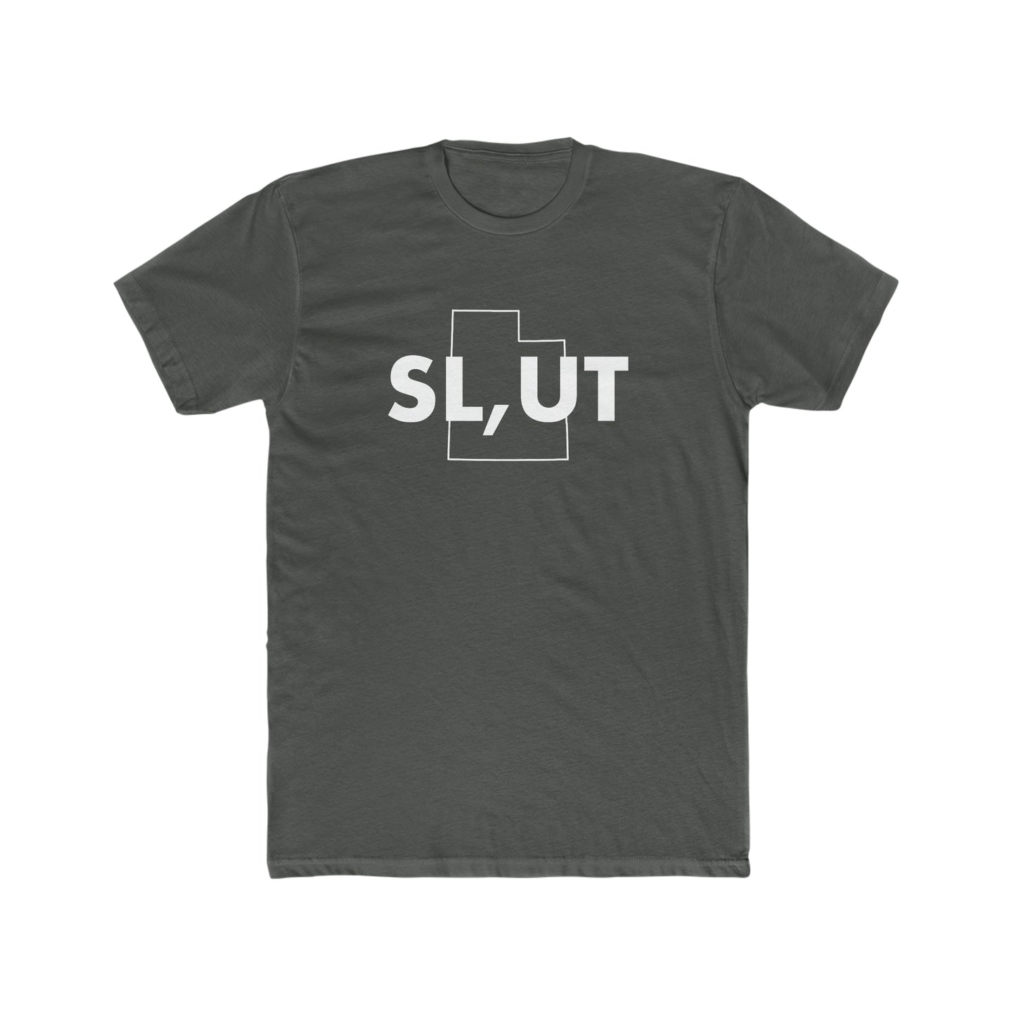Salt Lake City Utah SLUT Utah Outline Short-Sleeve Unisex T-Shirt