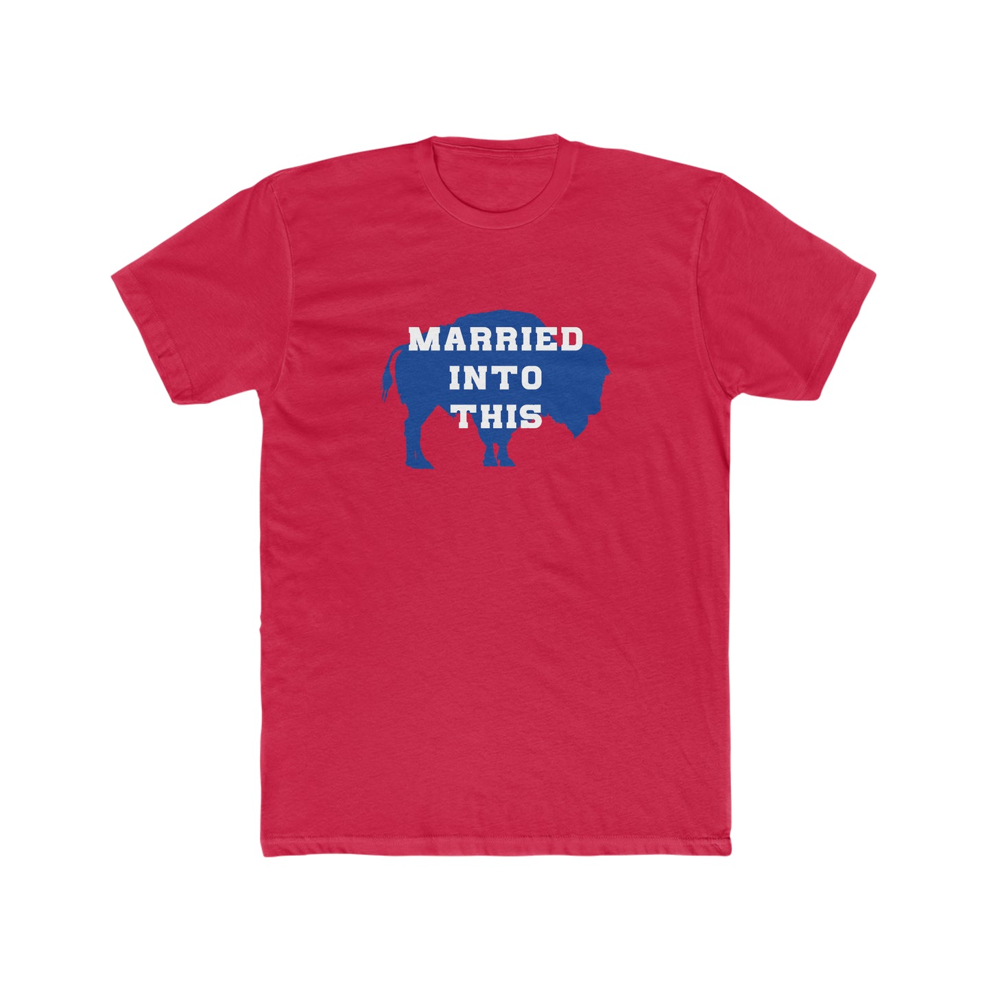 Buffalo Mafia Married Into This Bills Mafia Unisex Cotton Crew Tee