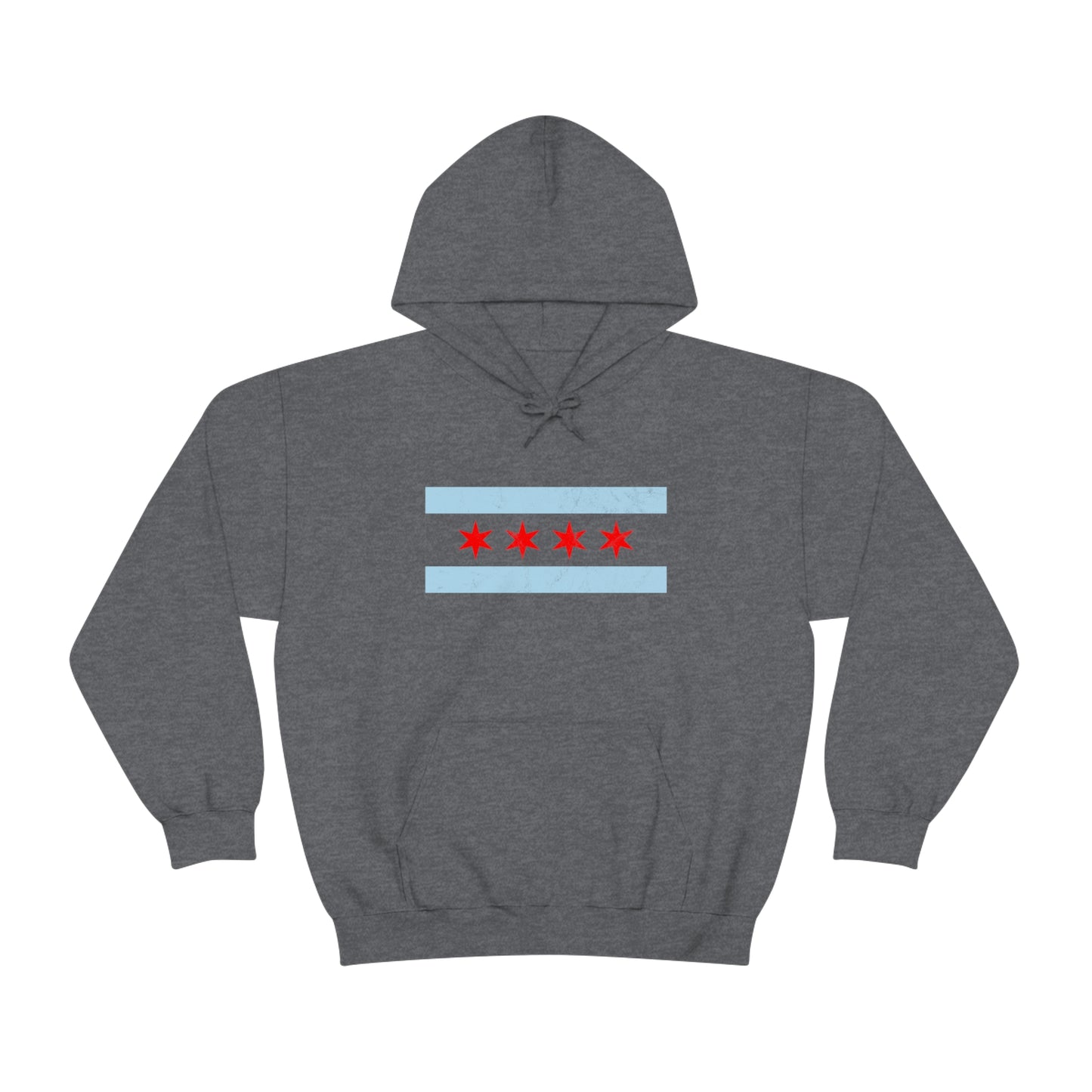 Chicago Flag Hoodie Unisex Heavy Blend™ Hooded Sweatshirt
