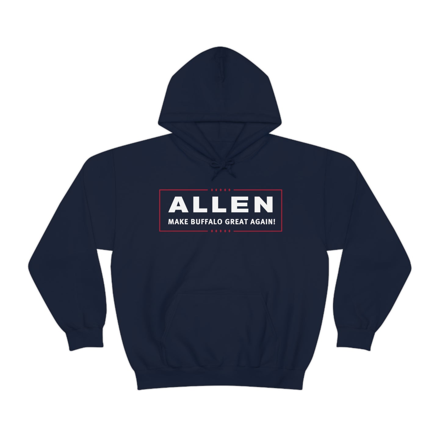 Allen Make Buffalo Great Again Unisex Heavy Blend™ Hooded Sweatshirt