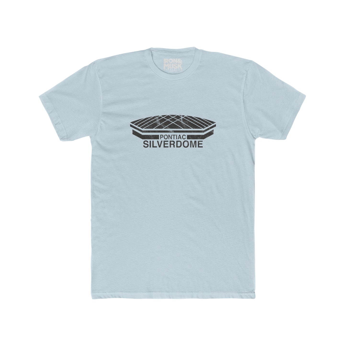 Detroit Shirt Michigan Pontiac Silverdome Vintage Distressed UNISEX Cotton Crew Tee