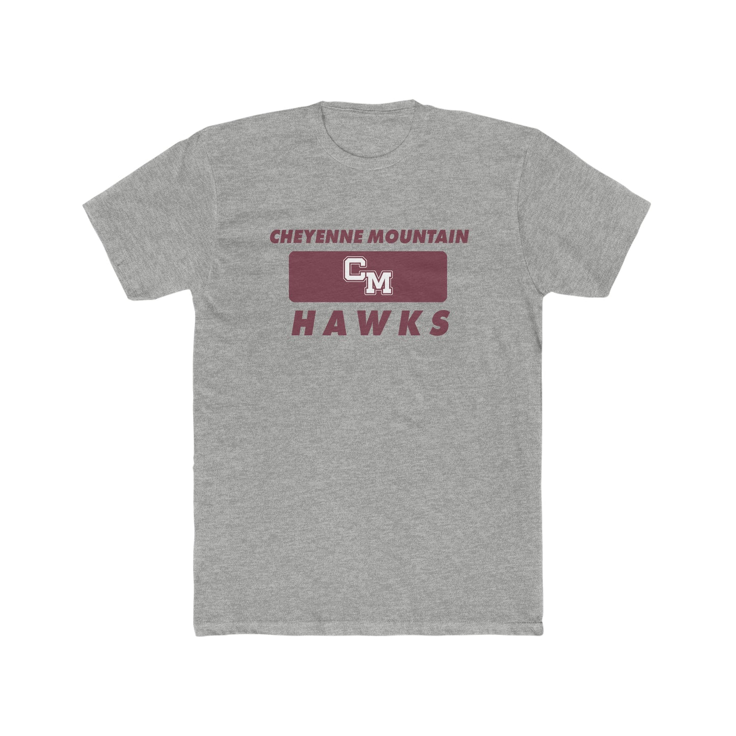 Cheyenne Mountain High School T-Shirt Hawks Unisex Cotton Crew Tee