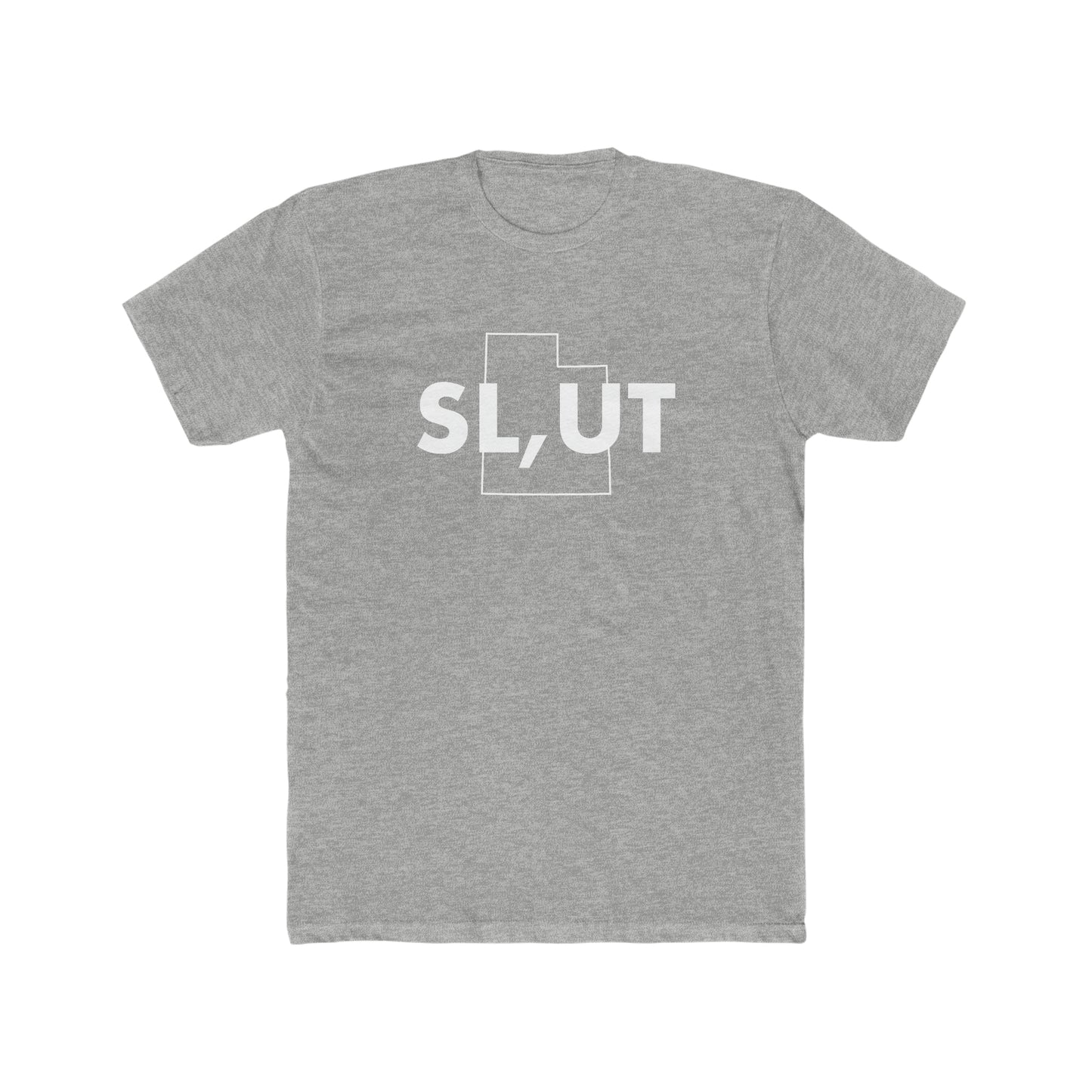 Salt Lake City Utah SLUT Utah Outline Short-Sleeve Unisex T-Shirt