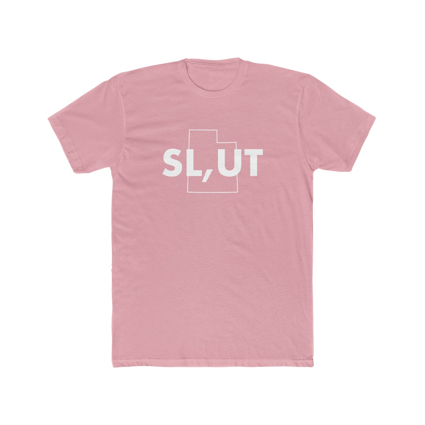 Salt Lake City Utah SLUT Utah Outline Short-Sleeve Unisex T-Shirt