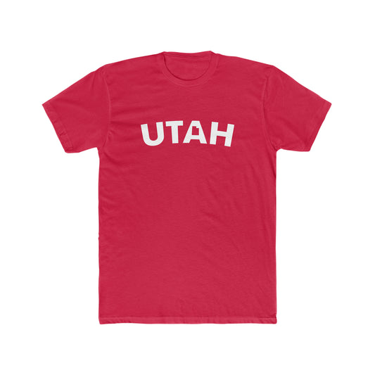 Utah Shirt Salt Lake City Provo Fun Utah Gift Men's Cotton Crew Tee